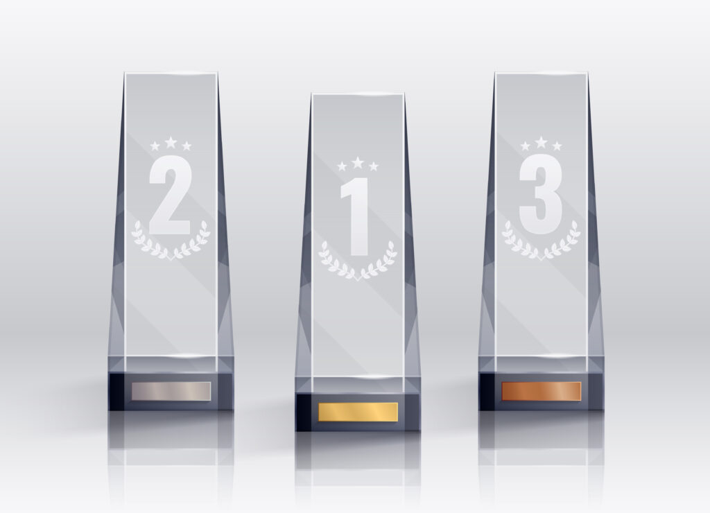 Acrylic trophies and Awards